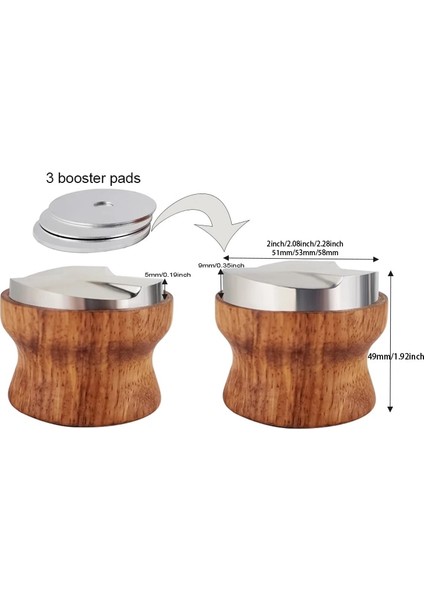 58 mm Düz Dış Müdahale Stili Kahve Sabotaj Gülağacı Kahve Tozu Sabotaj Makinesi Distribütör Kahve Tozu Çekiç Kahve Gereçleri Aksesuarları (Yurt Dışından) fiyatları