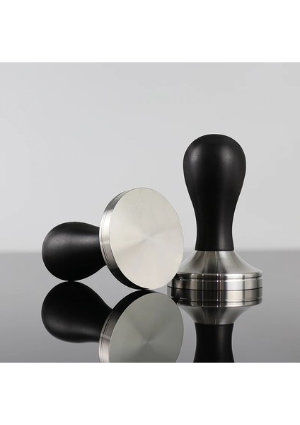 Düz Taban Dış Müdahale Stili 41 mm Afrika Siyah Ahşap Sabotaj Kahve Tozu Çekiç Wittainless Çelik Taban Kahve Aksesuarları (Yurt Dışından)
