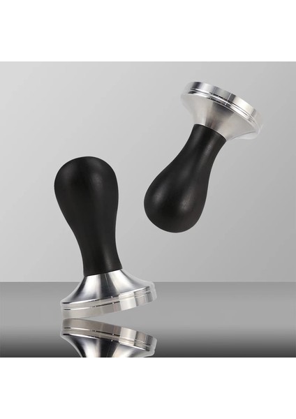 Düz Taban Dış Müdahale Stili 41 mm Afrika Siyah Ahşap Sabotaj Kahve Tozu Çekiç Wittainless Çelik Taban Kahve Aksesuarları (Yurt Dışından)