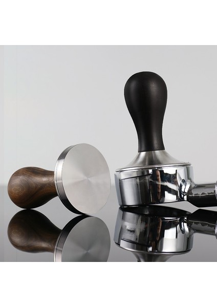 Sadece Ahşap Sap Stili 51 mm Kahve Sabotaj Ahşap Kahve Tozu Çekiç Paslanmaz Çelik Düz Taban Kahve Aksesuarları (Yurt Dışından) indirimleri