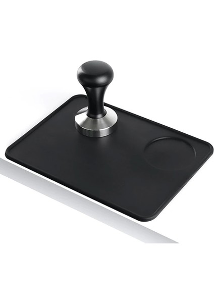 20CM x 15CM Stili Gıda Sınıfı Silikon Kauçuk Espresso Mat 8 Inç x 6 Inç (20CM x 15CM), Kahve Sabotaj Mat, Siyah (Yurt Dışından) fırsatları