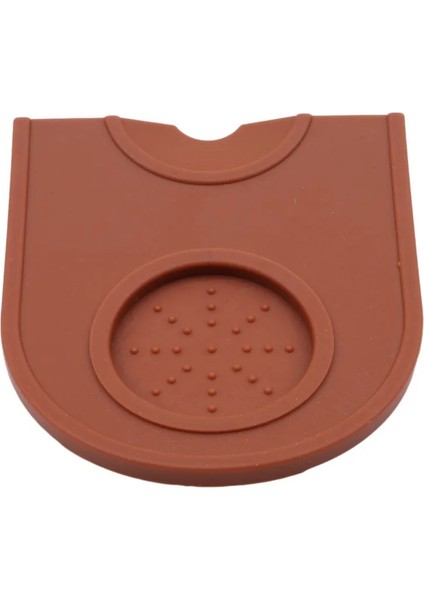 Küçük Kahverengi Tarzı Manuel Kahve Silikon Tampon Mat Barista Kahve Espresso Kurcalama Latte Sanat Kalem Dış Müdahale Tutacağı Ev Kahve Aksesuarları (Yurt Dışından)