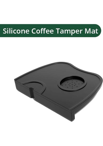 Tamper Mat Stili 53 mm Espress Kahve Tamper, Paslanmaz Çelik Düz ve Dalgalı Taban (Yurt Dışından)