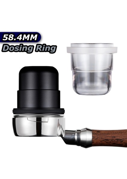 Şeffaf Stil 58,4 mm Dozaj Halkası Bira Kaseleri Kahve Koklama Kupa Toz Besleyici Tankı Alüminyum Alaşımlı Kahve Sabotaj Espresso Cafe Aksesuarı (Yurt Dışından) fiyatları