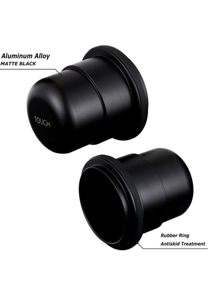 Şeffaf Stil 58,4 mm Dozaj Halkası Bira Kaseleri Kahve Koklama Kupa Toz Besleyici Tankı Alüminyum Alaşımlı Kahve Sabotaj Espresso Cafe Aksesuarı (Yurt Dışından) fırsatları