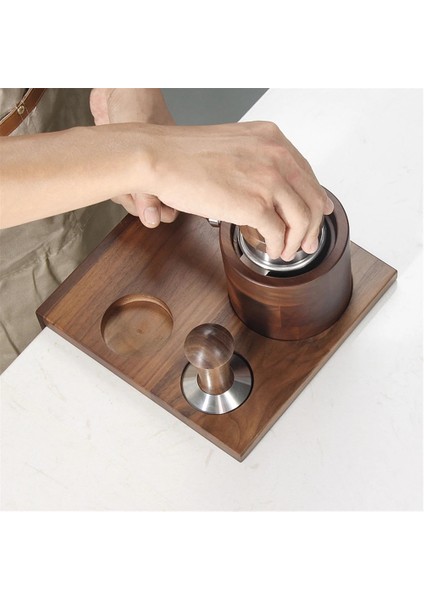 58 mm Tarzı 58MM Ahşap Kahve Filtre Sabotaj Tutucu Espresso Sabotaj Mat Standı Kahve Makinesi Destek Tabanı Raf Kahve Aksesuarları Barista Için (Yurt Dışından) modelleri