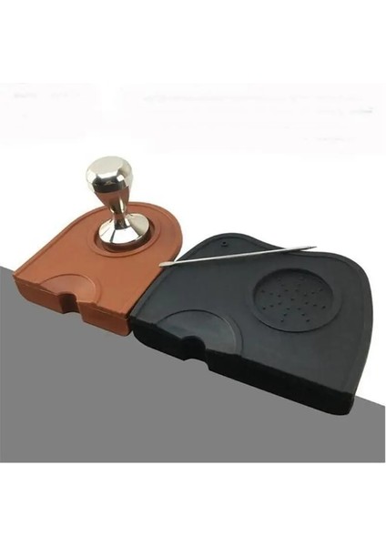 Siyah Bir Stil Manuel Kahve Silikon Tampon Mat Barista Kahve Espresso Kurcalama Latte Sanat Kalem Dış Müdahale Tutacağı Ev Kahvesi WF919 (Yurt Dışından) modelleri