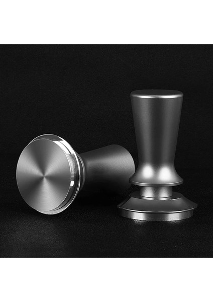 Siyah Stil 53MM Kalibre Edilmiş Espresso Kahve Tamper, Yaylı Pozisyon Sınırlı Tasarım Sabit Basınçlı El Sabotaj (Yurt Dışından) modelleri