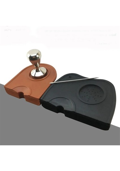 Kahverengi S Tarzı Manuel Kahve Silikon Tampon Mat Barista Kahve Espresso Kurcalama Latte Sanat Kalem Dış Müdahale Tutacağı Ev Kahve Aksesuarları (Yurt Dışından) fırsatları