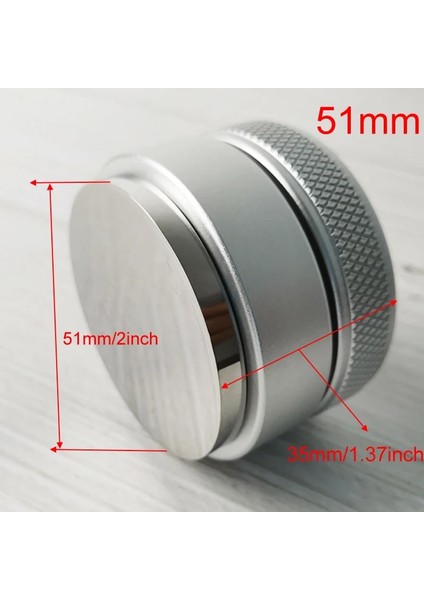 Şerit Düz 51MM Stili 304 Paslanmaz Çelik Kahve Sabotaj Kahve Distribütörü Kahve Tozu Çekiç Özelleştirilmiş Kahve Aksesuarları (Yurt Dışından)