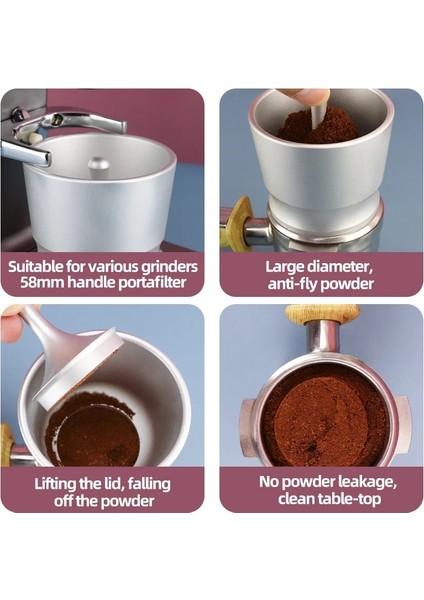 Gümüş Tarzı Alüminyum Alaşımlı Akıllı Dozaj Halkası Bira Kaseleri Için Kahve Kurcalama Espresso Barista Aracı Kahve Tozu Için (Yurt Dışından) fırsatları