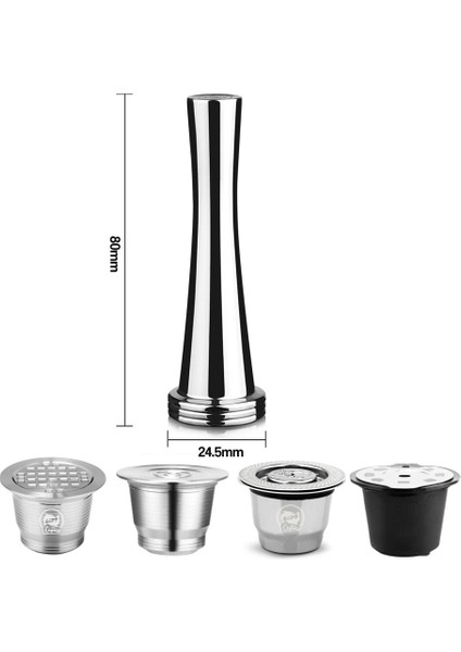 Erik Tarzı Katı Paslanmaz Çelik Ağır Düz Kaplama Taban Kahve Sabotaj Espresso Dıy Basın Kahve Dolce Gustonespressoilly Için (Yurt Dışından) fırsatları