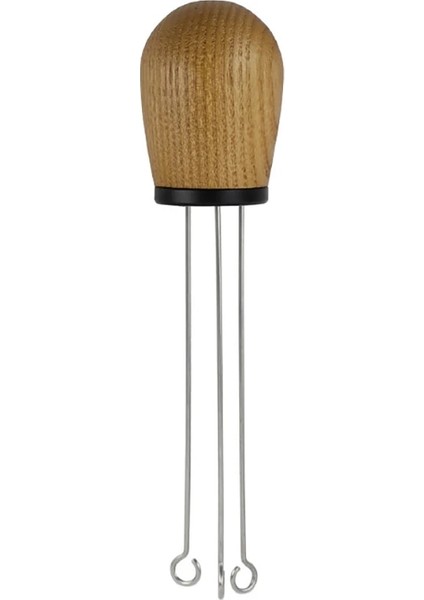 Koyu Haki Stili Espresso Kahve Karıştırıcı Kahve Tozu Sabotaj Ahşap El Paslanmaz Çelik Kahve Karıştırıcı Aracı Mutfak Gereçleri (Yurt Dışından)