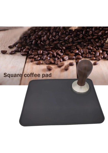 20X15 cm Stili Espresso Kahve Sabotaj Mat Yivli Kahve Kurcalama Köşe Mat Pad Kaymaz Gıda Güvenli Silikon Kauçuk Cof Ware Tamping Mat (Yurt Dışından) fırsatları