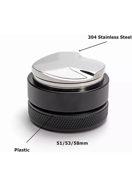 3 Açılı Tek Stil 51 mm mm Kahve Distribütörü Kalibre Edilmiş Basınç Sabotaj Tozu Çekiç Barista Espresso Makinesi Araçları Cafe Aksesuarları (Yurt Dışından)