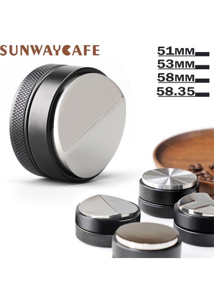 53 mm Tarzı Kahve Sabotaj Paslanmaz Çelik Kahve Distribütörü Kahve Tozu Çekiç Dışbükey Taban Kahve Aksesuarları (Yurt Dışından) fırsatları