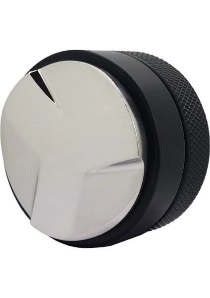 Siyah 3AÇILI Dış Müdahale Stili 53 mm Espresso Paslanmaz Çelik mm Kahve Dağıtıcı Düzleştirici Alet Üç Açılı Eğimli Macaron Kahve Sabotaj (Yurt Dışından)