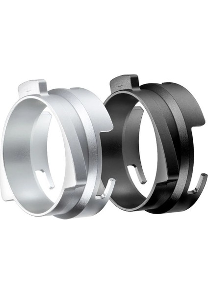 54MM-GÜMÜŞ Tarzı 54MM Kahve Tozu Alma Dozaj Halkası Dönebilen Alüminyum Alaşımlı Döngü Breville 8 Serisi Kahve Makineleri Için Huniler Aksesuarları (Yurt Dışından) fırsatları
