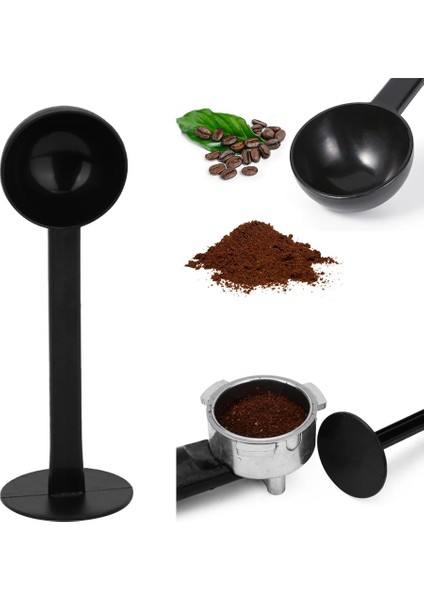 2020 Yüksek 2'si 1 Arada Kahve Kaşığı 10G Standart Ölçüm Kaşığı Çift Kullanımlı Fasulye Kaşığı Toz Kaşığı Kahve Makinesi Aksesuarları (Yurt Dışından)