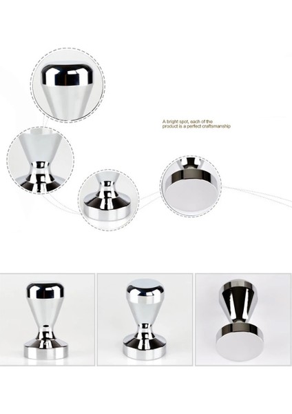 Siyah Renk 53 mm Stili Iyounice Kahve Sabotaj Espresso Sabotaj mm Alüminyum Alaşımlı Kahve Mat Paslanmaz Çelik Kahve Çekme Çiçek Fincan (Yurt Dışından) fiyatları