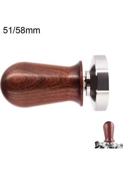 51MM Gümüş Yüzük Stili Kahve Sabotaj Paslanmaz Çelik Esneklik Ayarlanabilir Basınç Sabotaj Çekiç Kahve Gereçleri Portafilter Kahve Aksesuarları (Yurt Dışından) indirimleri