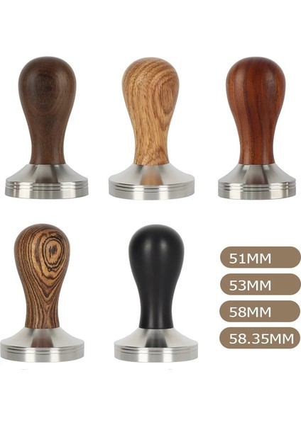 Açık Yeşil Tarzı 58,3 mm .3 mm Kahve Sabotaj Paslanmaz Çelik Kahve Tozu Çekiç Kolu Düz Taban Espresso Kahve Aksesuarları Barista (Yurt Dışından) fiyatları