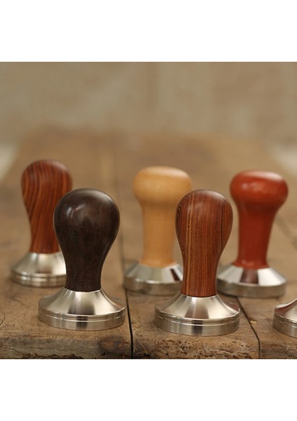 Açık Yeşil Tarzı 58,3 mm .3 mm Kahve Sabotaj Paslanmaz Çelik Kahve Tozu Çekiç Kolu Düz Taban Espresso Kahve Aksesuarları Barista (Yurt Dışından) indirimleri