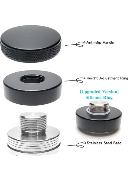 Kırmızı Stil 49MM mm Kahve Distribütörü, Kahve Distribütörü, Kahve Dağıtım Aracı Profesyonel Espresso El Kurcalamaları (Yurt Dışından) fırsatları