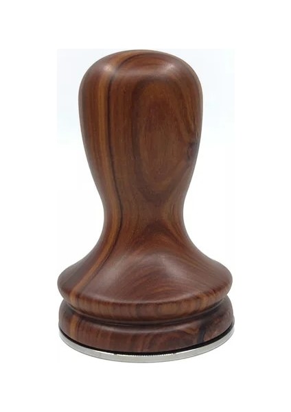 Kırmızı Sandal Ağacı Stili 58 mm .4mm Buzlu Sap Sabotaj Paslanmaz Çelik Taban Ayrılabilir Baz Toz Pres Katı Çekiç Kahve Aksesuarları Barista Için (Yurt Dışından)