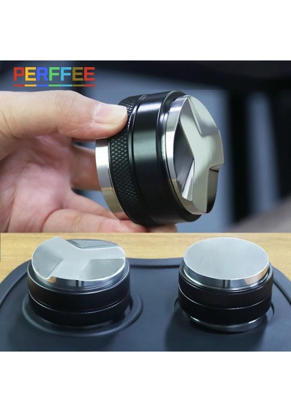 53 Mm-Tek Kafa Stili mm Kahve Dağıtıcı Dış Müdahale Ayarlanabilir Çift Kafa Dış Müdahale Espresso Kahve Tozu Kahve Için Çekiç Dış Müdahale (Yurt Dışından) indirimleri