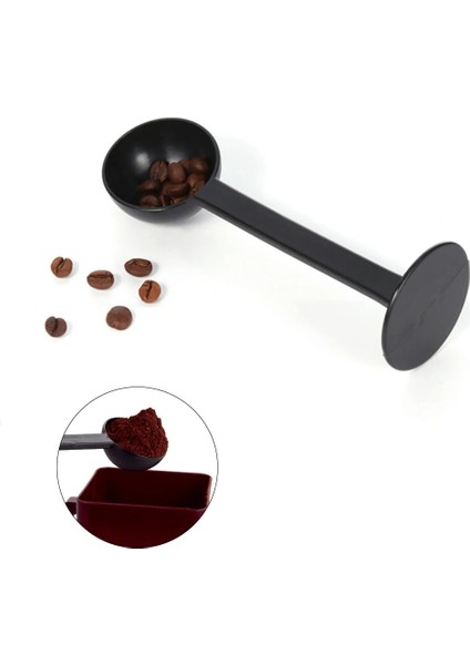 2020 Yüksek 2'si 1 Arada Kahve Kaşığı 10G Standart Ölçüm Kaşığı Çift Kullanımlı Fasulye Kaşığı Toz Kaşığı Kahve Makinesi Aksesuarları (Yurt Dışından) modelleri