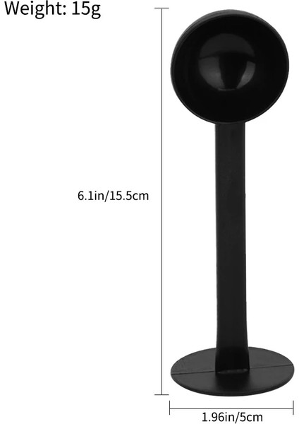 2020 Yüksek 2'si 1 Arada Kahve Kaşığı 10G Standart Ölçüm Kaşığı Çift Kullanımlı Fasulye Kaşığı Toz Kaşığı Kahve Makinesi Aksesuarları (Yurt Dışından) fırsatları