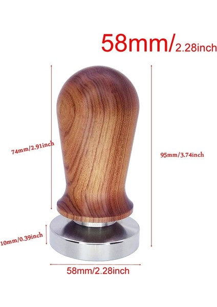 Tan Perde 58MM Stili Espresso mm Kahve Sabotaj Mat Yüksek Li Silikon Kauçuk Kurcalama Köşe Mat Kahve Makinesi (Yurt Dışından)