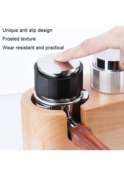 Gümüş A Tarzı 51 mm Profesyonel Kahve Espresso Dağıtım Sabotaj Aracı Kahve Distribütör Aracı Kahve Düzleştirici Uyar (Yurt Dışından) fırsatları