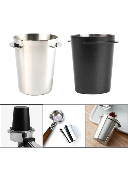 Gümüş Tarzı 54MM Kahve Dozajlama Fincan Espresso Makinesi Için Koklama Kupa Aşınmaya Dayanıklı (Yurt Dışından) indirimleri