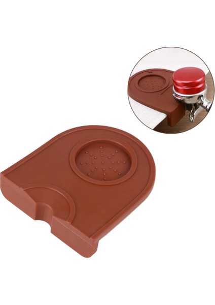 Kahverengi Tarzı Kahve Sabotaj Silikon Ped Kaymaz Barista Kahve Espresso Kurcalama Latte Tamping Mat Tutucu Ev Kahve Gereçleri Aksesuarları (Yurt Dışından) modelleri