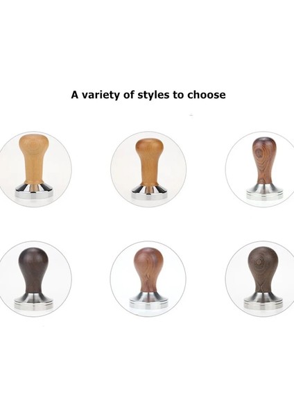 Kayın Sapı Koyu Stil 58 mm Paslanmaz Çelik Kahve Sabotaj Chacate Preto Ahşap Saplı Kahve Tozu Çekiç Cafe Aksesuarları (Yurt Dışından) indirimleri