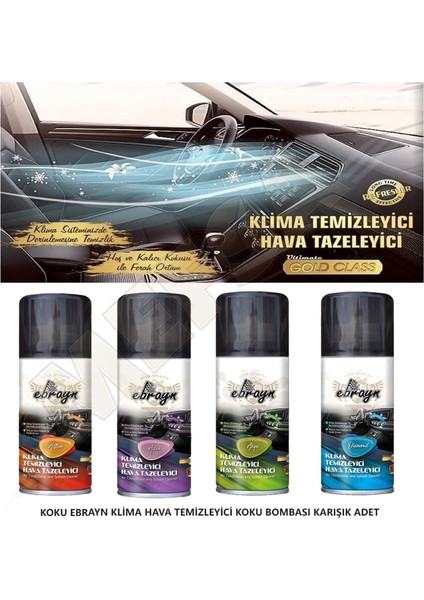 Klima Temizleyici Hava Tazeleyici Active Koku Bombası  150 ml