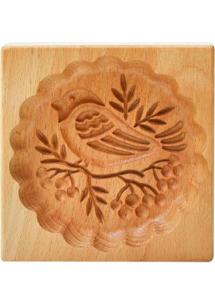 Noel Baba Tarzı Ahşap Kurabiye Kalıbı Kesici Dıy Zencefilli Kurabiye Kalıpları Basın 3D Kek Kabartma Pişirme Kalıbı Gül Çiçek Kesici Fırın Aletleri (Yurt Dışından) indirimleri