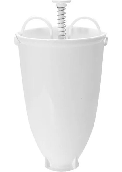 Beyaz Stil Çörek Kalıbı Kolay Hızlı Taşınabilir Çörek Makinesi Manuel Waffle Dağıtıcı Çörek Makinesi Arapça Waffle Plastik Hafif Derin Kızartma (Yurt Dışından)