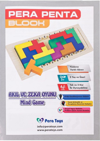 Pera Penta Plus Blok Çantalı