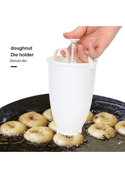 Beyaz Çörek Yapıcı Stili Reative Dıy Donut Maker Kalıp Kek Dekorasyon Araçları Waffle Kalıpları Mutfak Aksesuarı Pişirme Malzemeleri Mutfak Pişirme Araçları (Yurt Dışından) modelleri