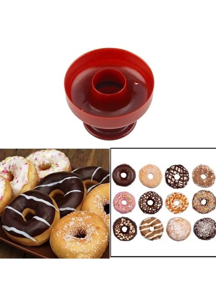 Yuvarlak Stil Dıy Donut Kesici Maker Formu Donuts Için Kurabiye Kek Ekmek Kalıp Ekmek Tatlıları Için Yuvarlak Çiçek Şekilli Mutfak Aletleri Cihazı (Yurt Dışından) fırsatları