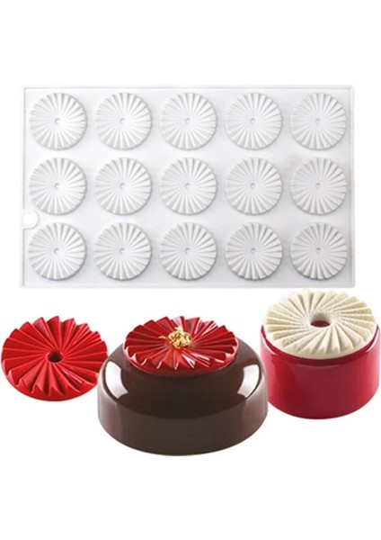 Dıy El Yapımı Silikon Fondan Kalıp Nefis Kat Origami Şekli Şeker El Sanatları Yapıştır Kalıp Dıy Mum Reçine El Sanatları Dayanıklı (Yurt Dışından)
