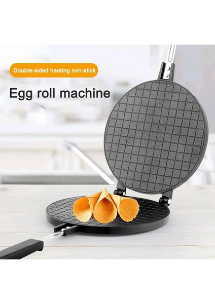 1 Stili Yazın Yumurta Rulo Waffle Makinesi Yapışmaz Yumurta Kızartma Kek Kalıbı Ev Bakeware Dıy Mini Dondurma Koni Aracı Kalıp Pişirme Pasta Gereçleri (Yurt Dışından) modelleri