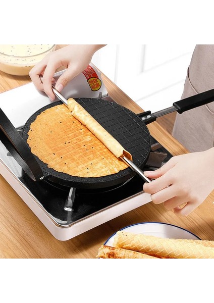 1 Stili Yazın Yumurta Rulo Waffle Makinesi Yapışmaz Yumurta Kızartma Kek Kalıbı Ev Bakeware Dıy Mini Dondurma Koni Aracı Kalıp Pişirme Pasta Gereçleri (Yurt Dışından) fırsatları