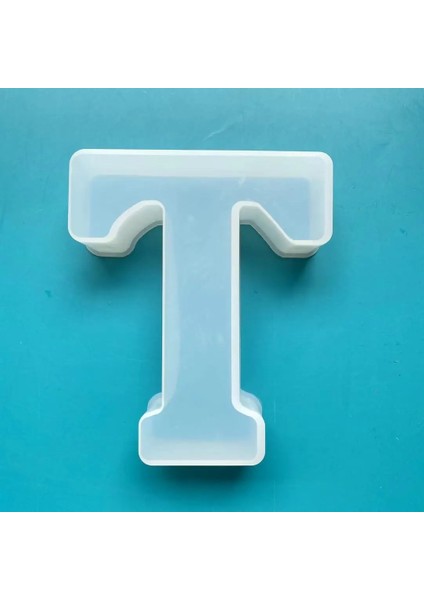 T Stili L018DIY Parlak Yeniden Inç Büyük Standart Harf Alfabe Kalıbı A-Z Dev Harfler Silikon Kalıplar (Yurt Dışından)