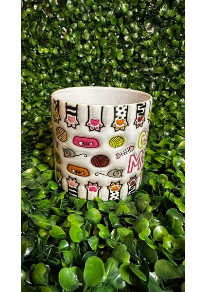 Cat Mom Kahve Bardağı 3D