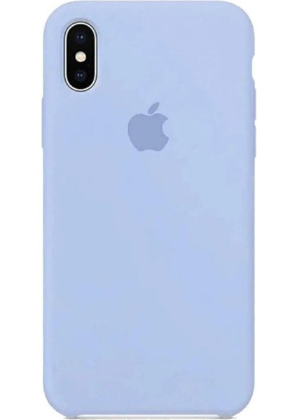 Apple iPhone Xr Lansman Içi Kadife Mikrofiber Kılıf Premium Class - Gökyüzü