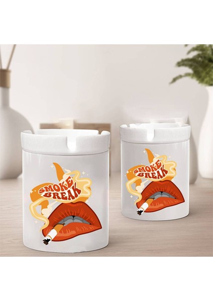 Smoke Break Sigarayı Bırak Tasarımlı Kül Tablası